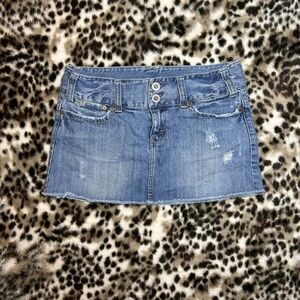 American Eagle  denim mini skirt